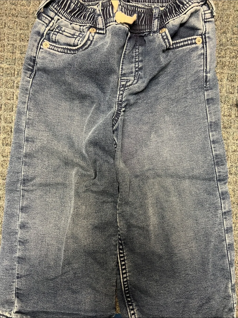 GAP Vintage Wash Elastic-Waist Blue Denim Jeans NWOT
